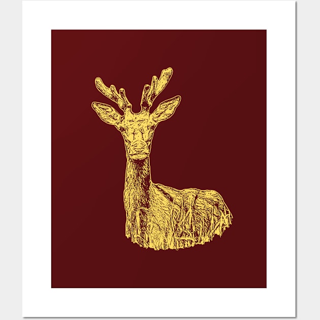 Red Deer Wall Art by Guardi